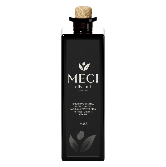 Shishe MEÇI Olive Oil me vaj ulliri ekstra të virgjër